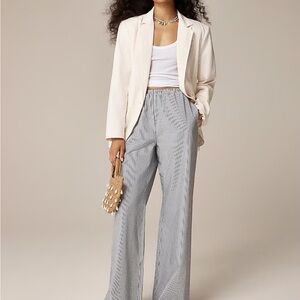 NWT J.Crew Cosmo Pant in Oxford stripe, size M